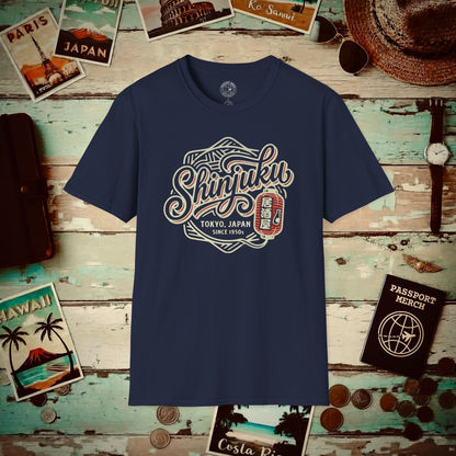 Vintage Shinjuku Izakaya Badge, Japan T-Shirt Navy / S
