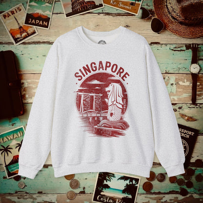 Vintage Singapore Merlion Crewneck Ash / S