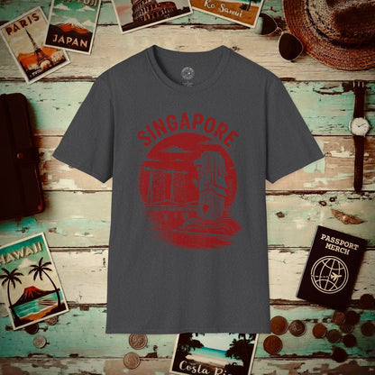 Vintage Singapore Merlion T-Shirt Dark Heather / S