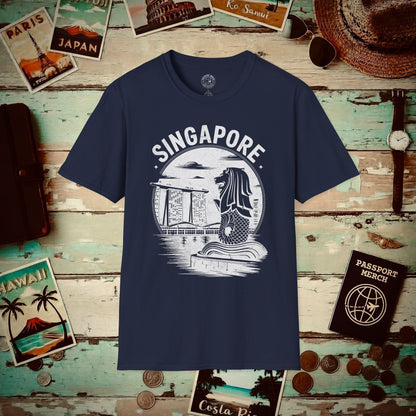 Vintage Singapore Merlion T-Shirt Navy / S