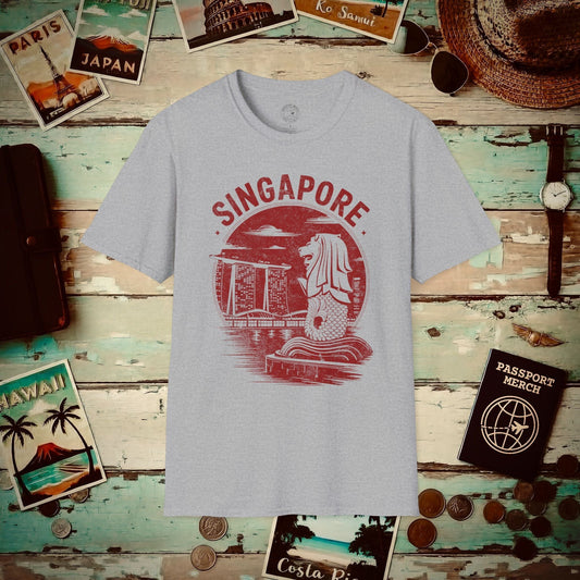 Vintage Singapore Merlion T-Shirt Sport Grey / S