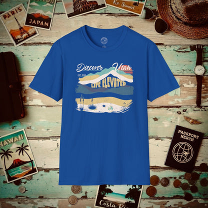Vintage Utah Life Elevated T-Shirt Royal / S