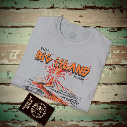 Vintage Visit Big Island, Hawaii T-Shirt Sport Grey / S