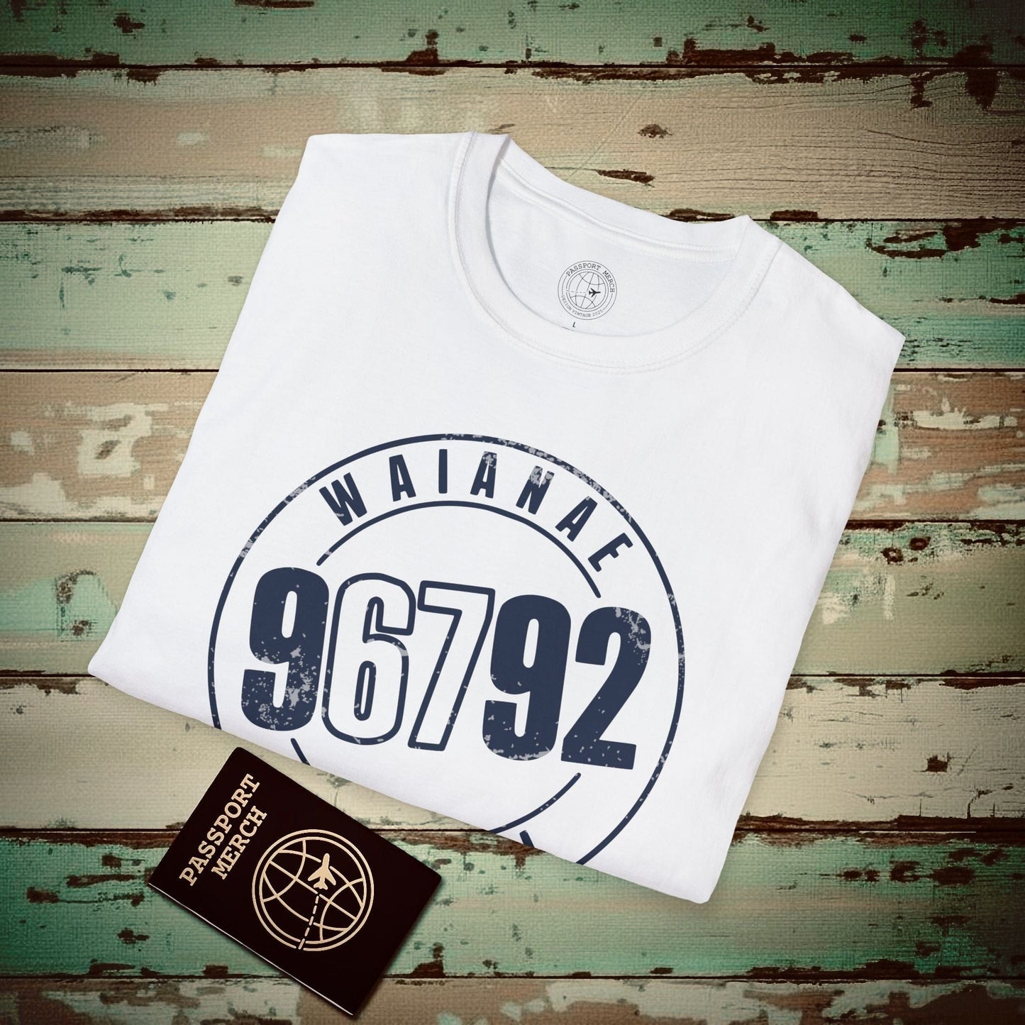 Vintage Waianae Zip Code ("67" Pop Culture Edition), Hawaii T-Shirt White / S