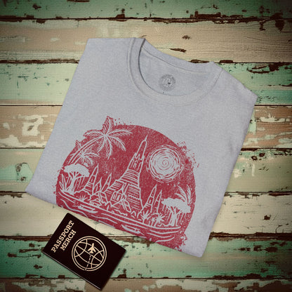 Vintage Wat Arun, Bangkok, Thailand T-Shirt Sport Grey / S