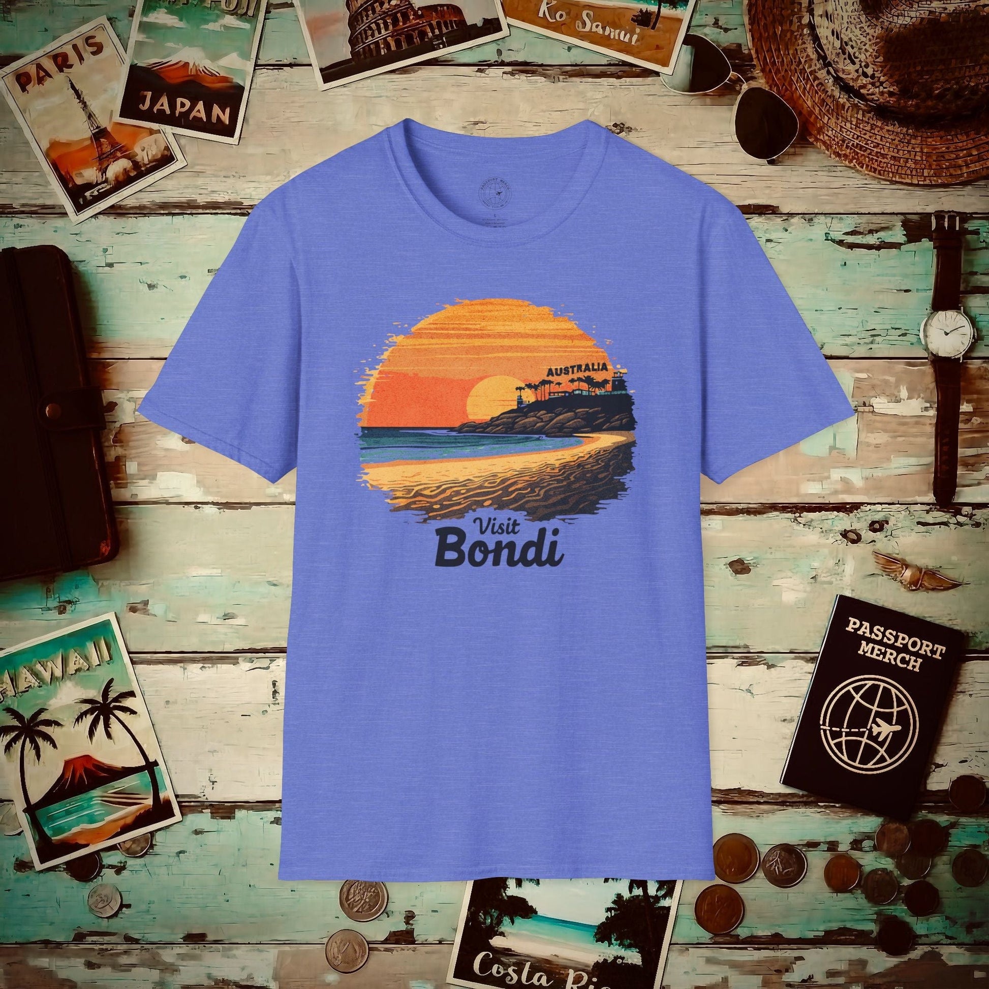 Visit Bondi Beach, Australia T-Shirt Heather Royal / S