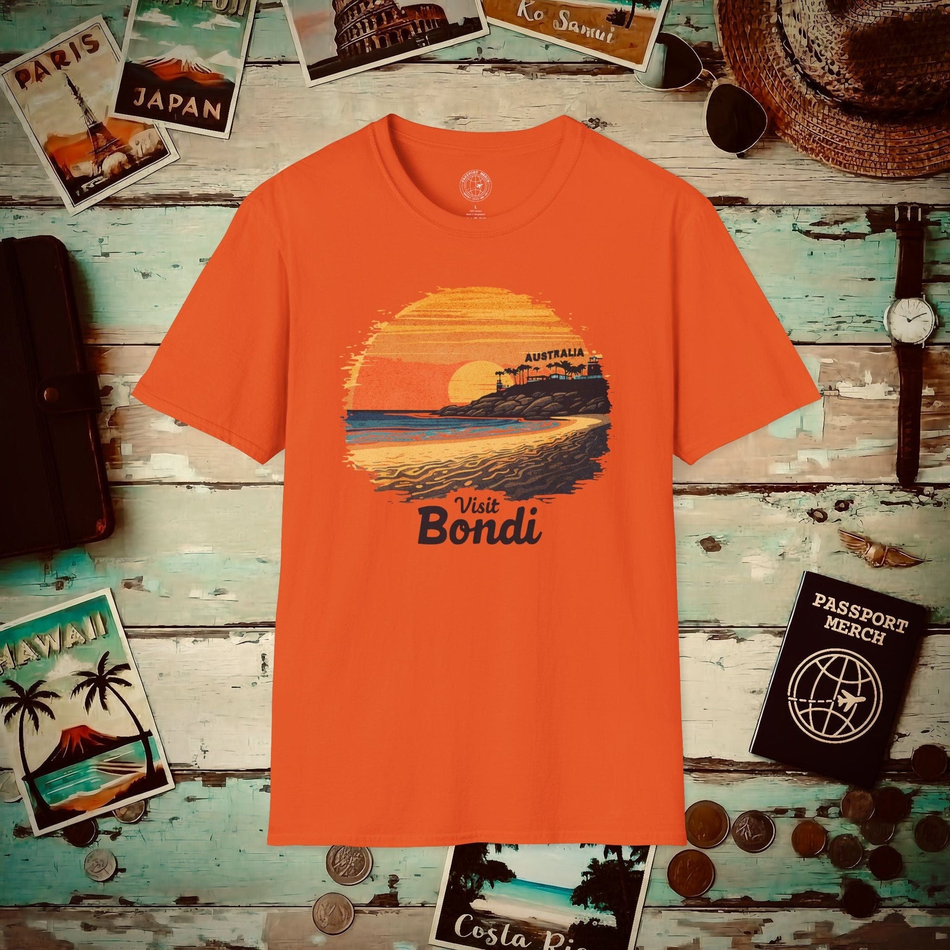 Visit Bondi Beach, Australia T-Shirt Orange / S