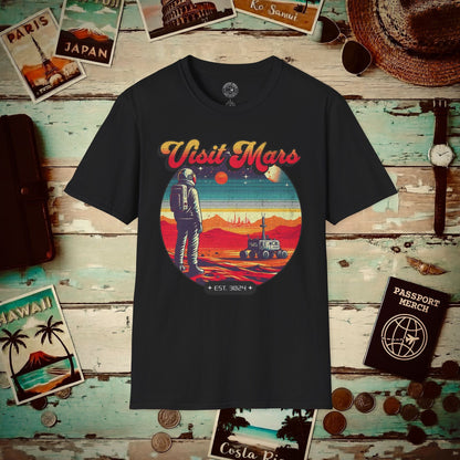 Visit Mars, Est. 3024 T-Shirt Black / S