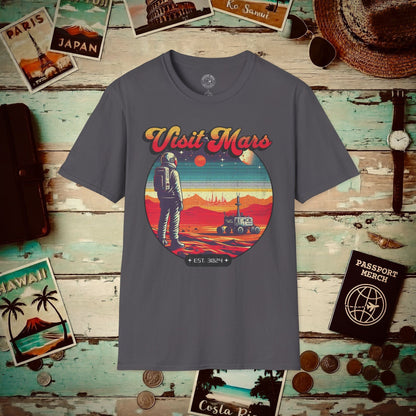 Visit Mars, Est. 3024 T-Shirt Charcoal / S