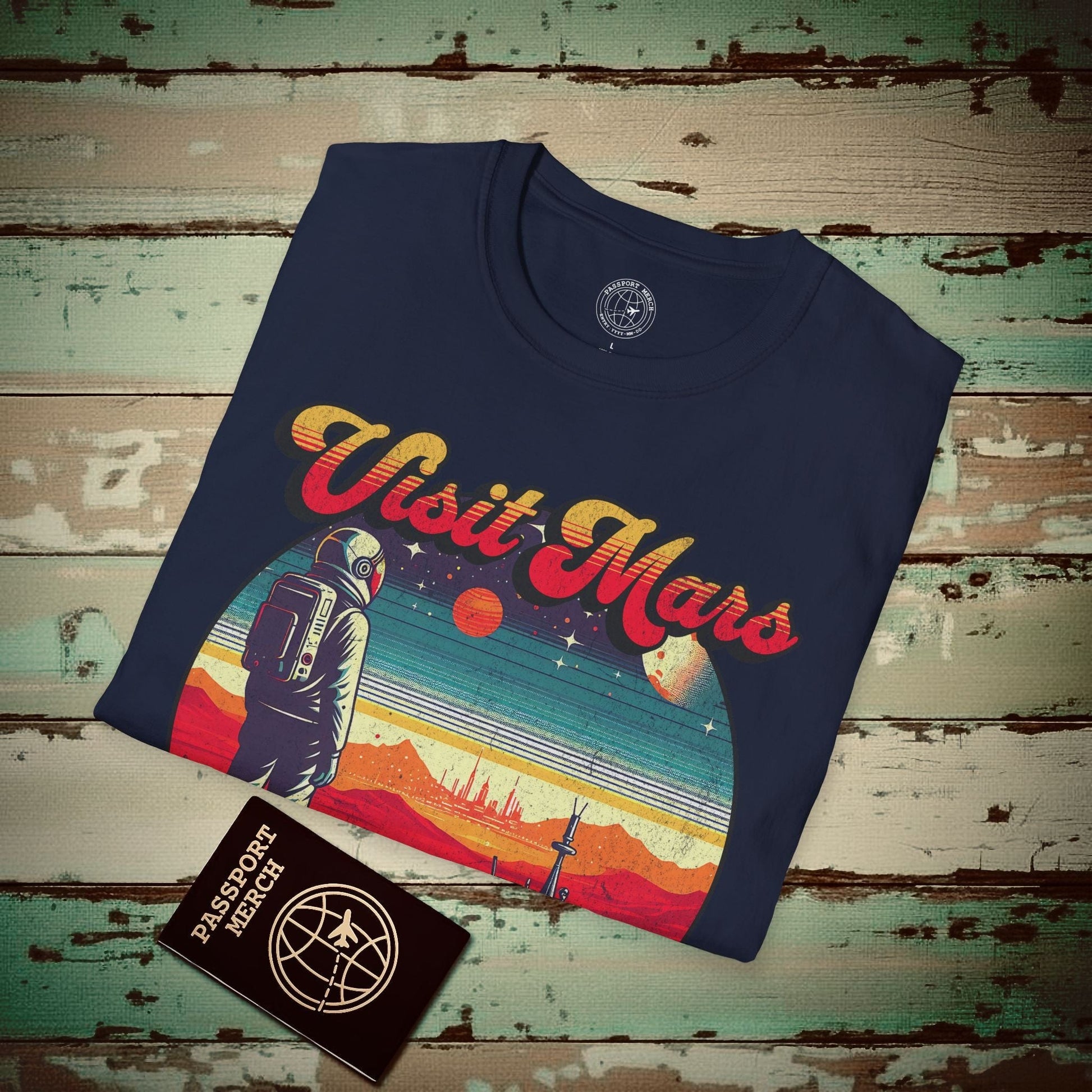 Visit Mars, Est. 3024 T-Shirt Navy / S