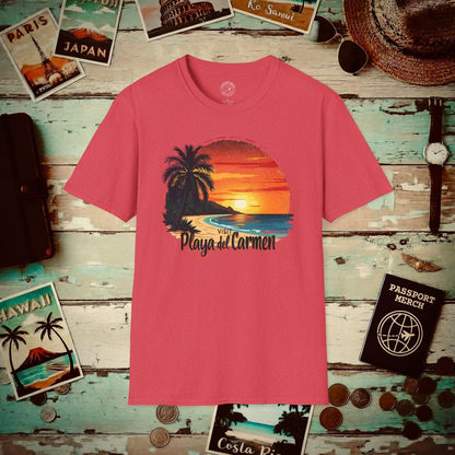 Visit Playa del Carmen, Mexico T-Shirt Heather Red / S
