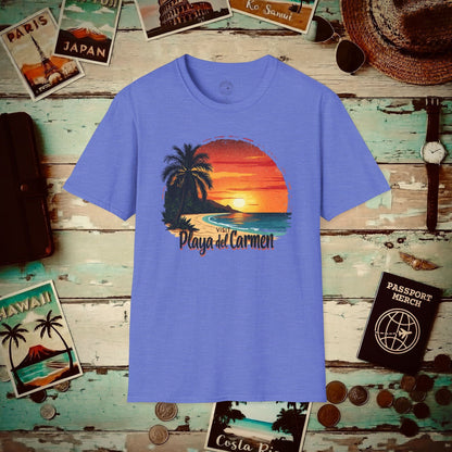 Visit Playa del Carmen, Mexico T-Shirt Heather Royal / S