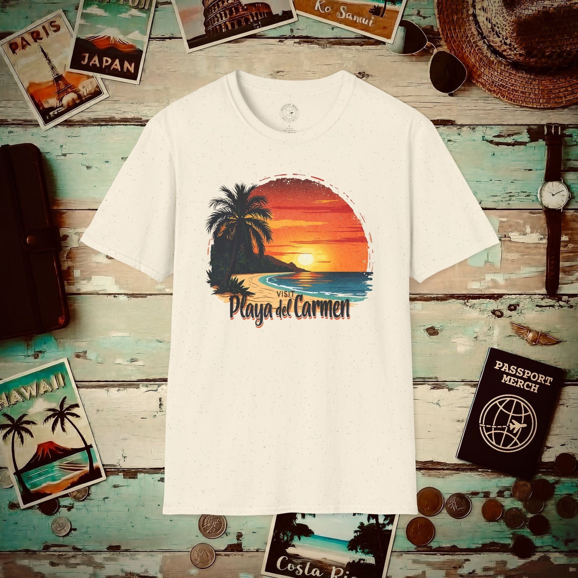 Visit Playa del Carmen, Mexico T-Shirt Natural / S