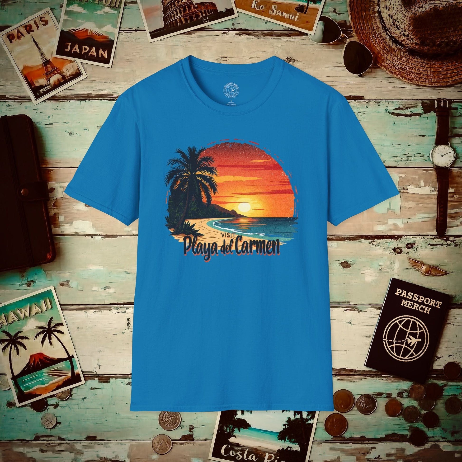 Visit Playa del Carmen, Mexico T-Shirt Sapphire / S