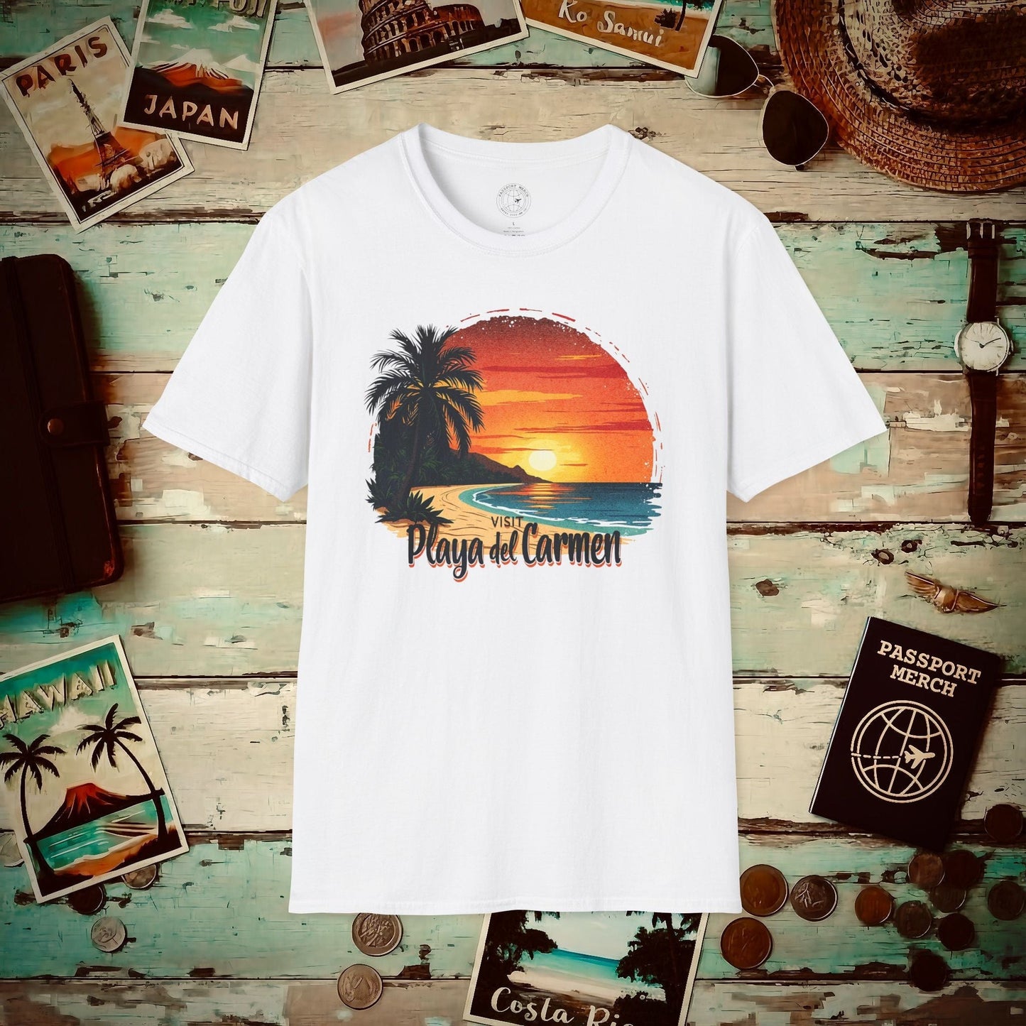Visit Playa del Carmen, Mexico T-Shirt White / S