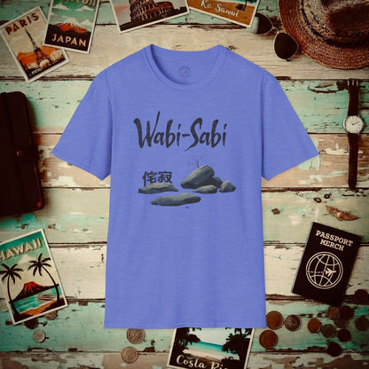 Wabi-Sabi, Japan T-Shirt Heather Royal / S