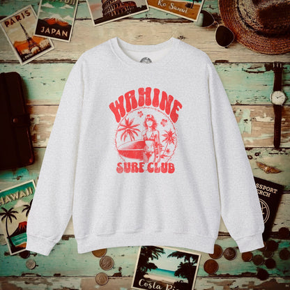 Wahine Surf Club, Hawaii Crewneck Ash / S