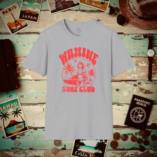 Wahine Surf Club, Hawaii T-Shirt Sport Grey / S
