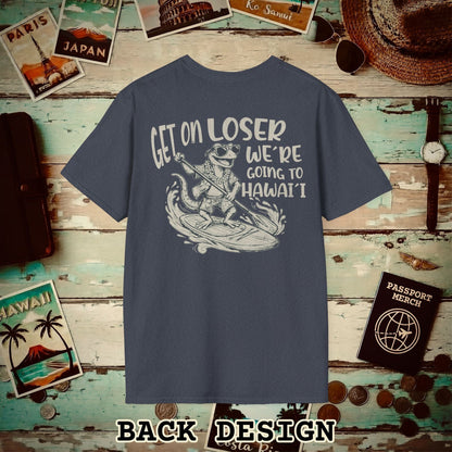 We're going to Hawaii Back Print T-Shirt Heather Navy / S