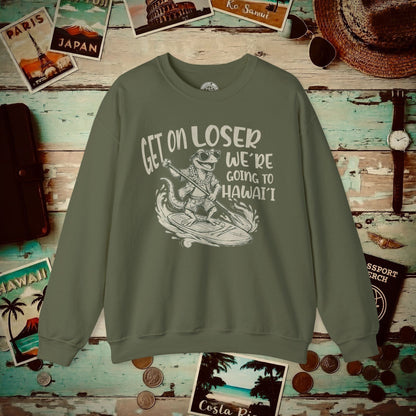 We're going to Hawaii Crewneck Military Green / S