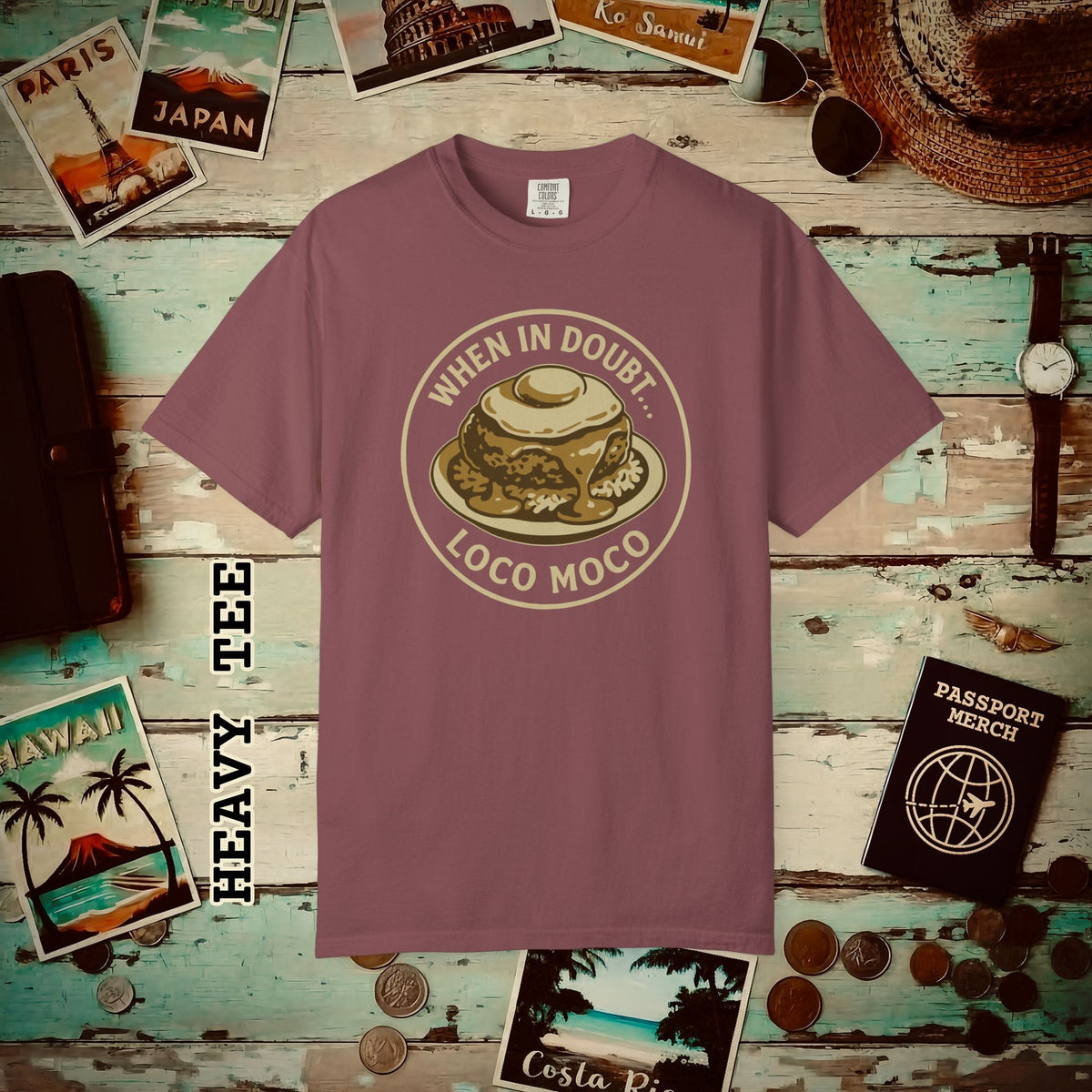 When in doubt... Loco Moco, Hawaii Heavy Tee Brick / S