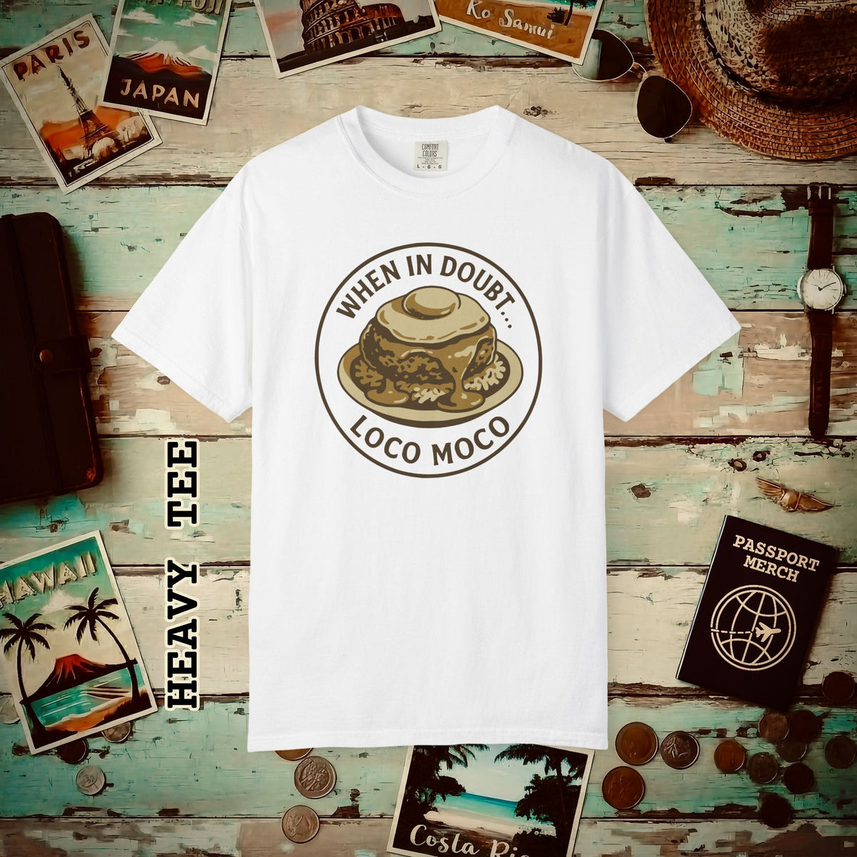 When in doubt... Loco Moco, Hawaii Heavy Tee White / S