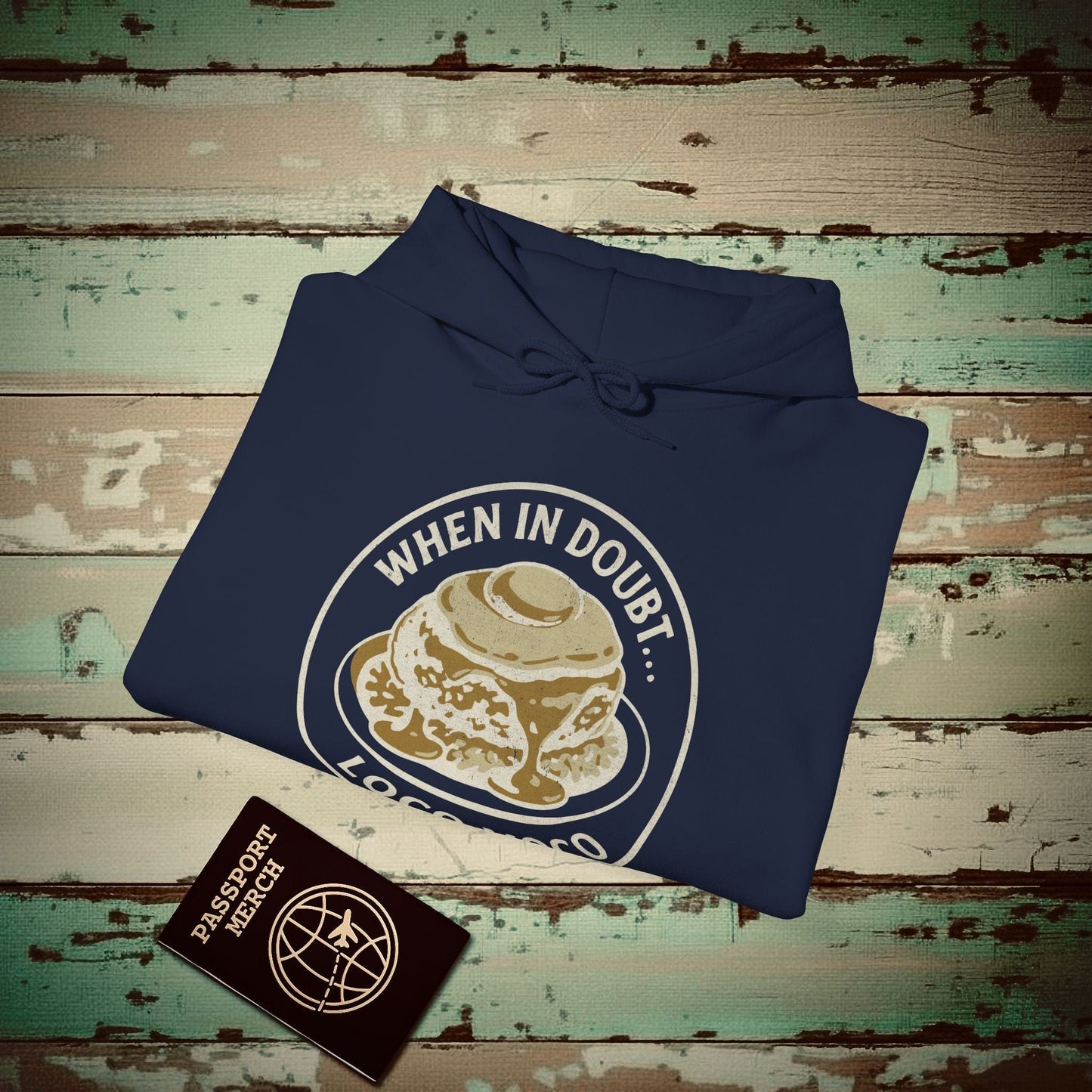 When in doubt... Loco Moco, Hawaii Hoodie Navy / S