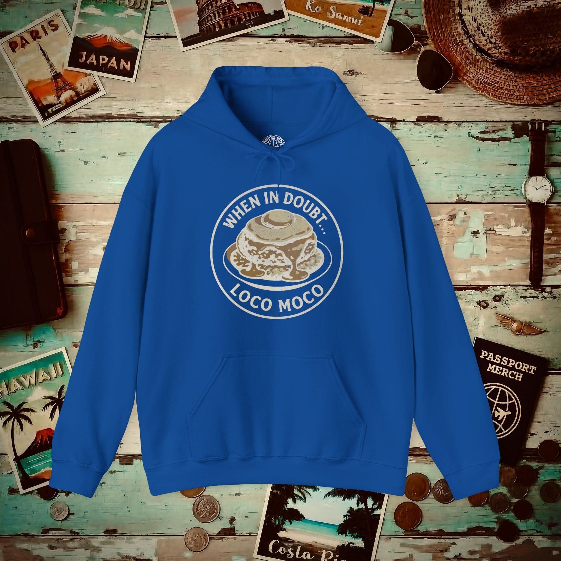When in doubt... Loco Moco, Hawaii Hoodie Royal / S