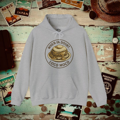When in doubt... Loco Moco, Hawaii Hoodie Sport Grey / S