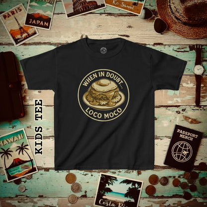 When in doubt... Loco Moco, Hawaii Kids Tee XS / Black