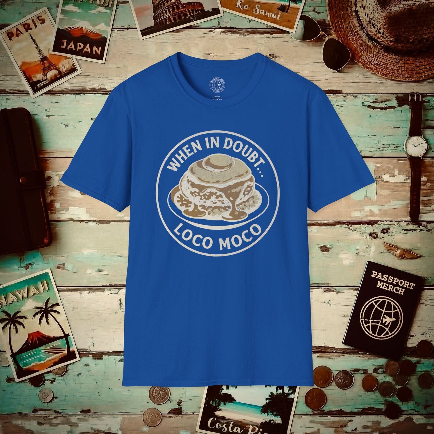 When in doubt... Loco Moco, Hawaii T-Shirt Royal / S