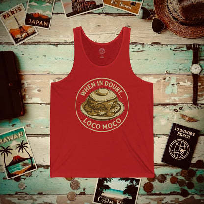 When in doubt... Loco Moco, Hawaii Tank Top Red / XS