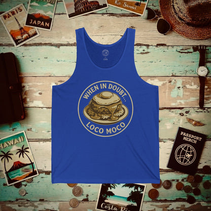 When in doubt... Loco Moco, Hawaii Tank Top True Royal / XS