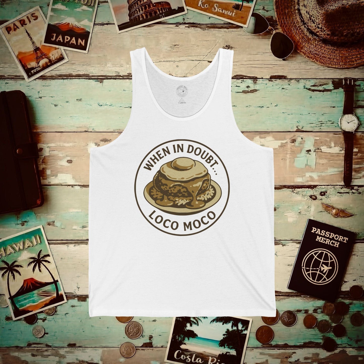 When in doubt... Loco Moco, Hawaii Tank Top White / XS
