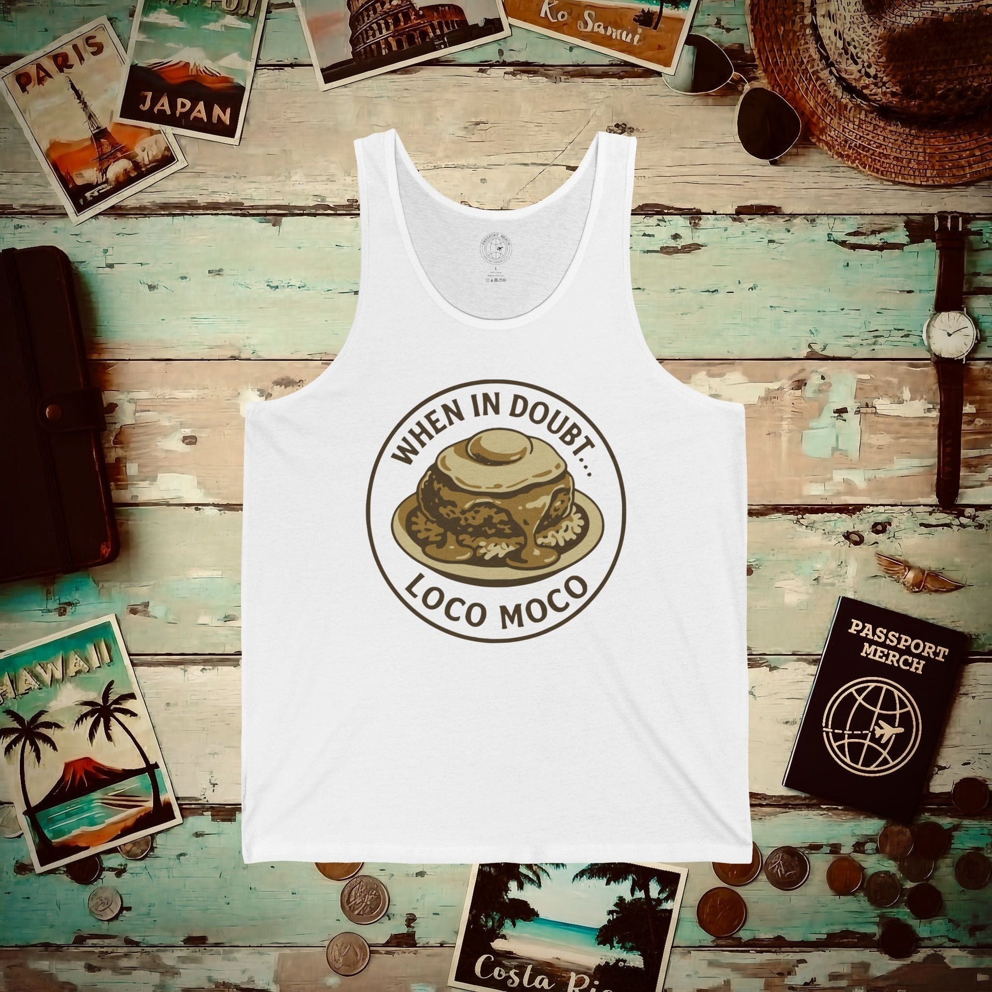 When in doubt... Loco Moco, Hawaii Tank Top White / XS