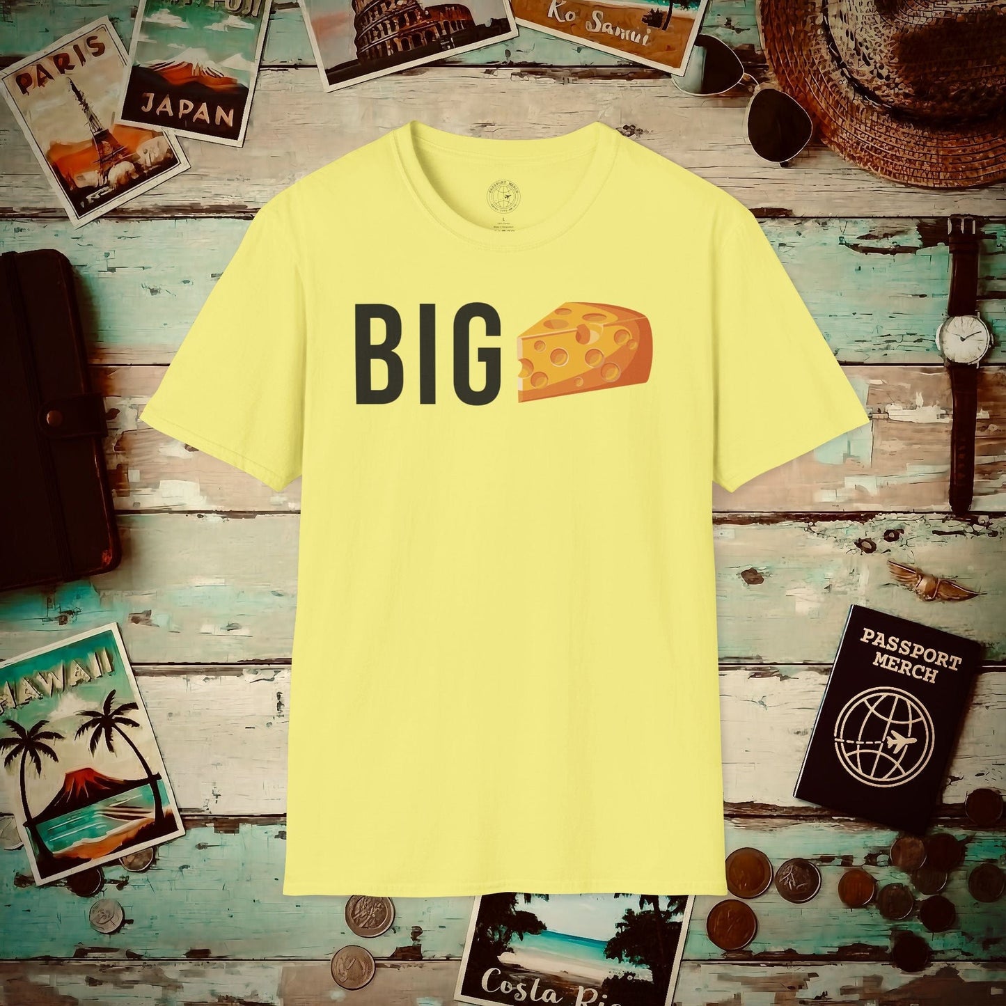 Wisconsin Big Cheese T-Shirt Cornsilk / S