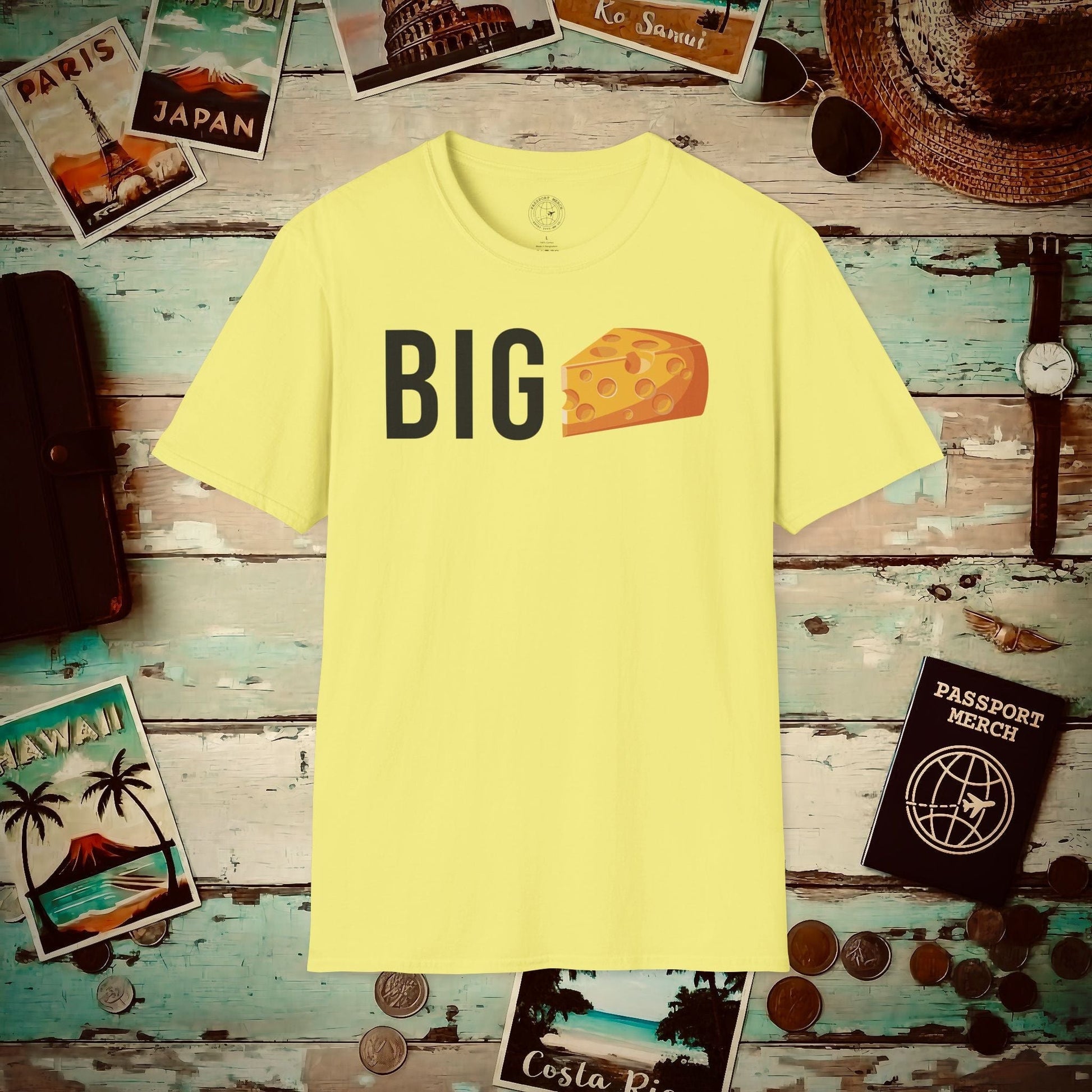 Wisconsin Big Cheese T-Shirt Cornsilk / S
