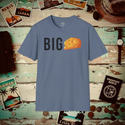 Wisconsin Big Cheese T-Shirt Heather Indigo / S