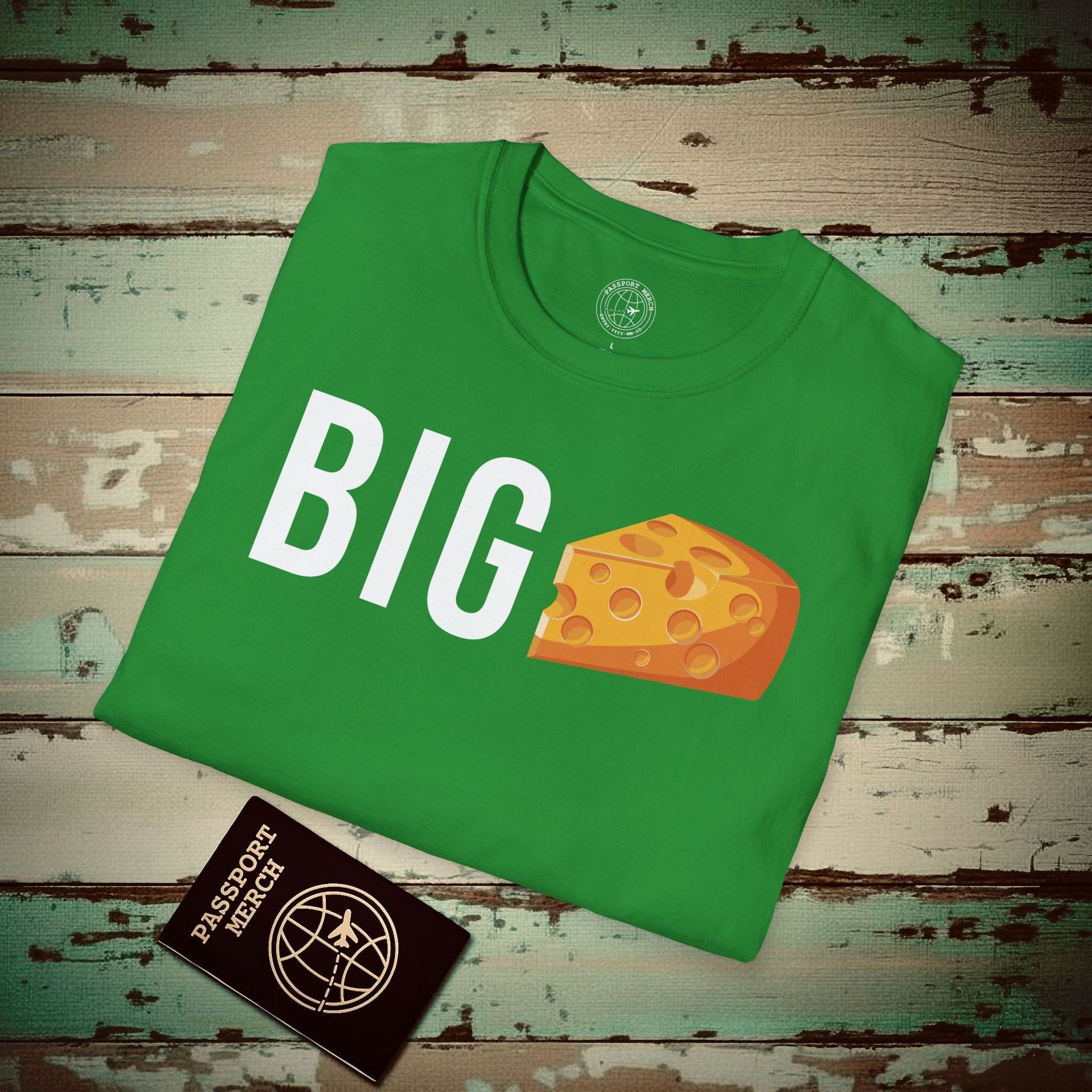 Wisconsin Big Cheese T-Shirt Irish Green / S