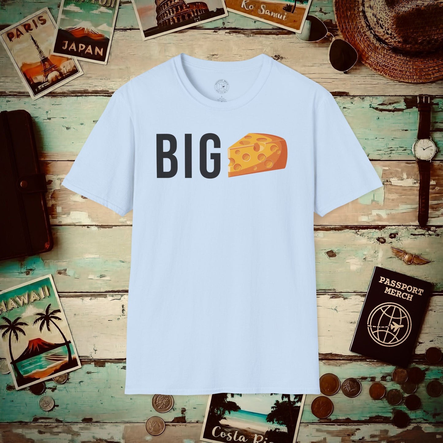 Wisconsin Big Cheese T-Shirt Light Blue / S