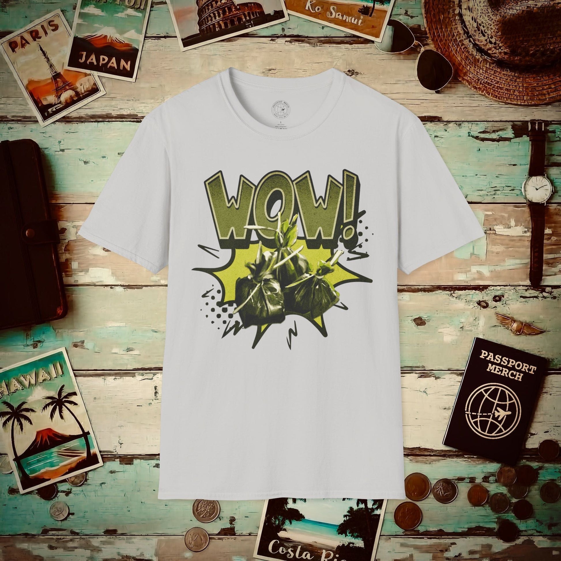 Wow Lau Lau, Hawaii T-Shirt Ice Grey / S