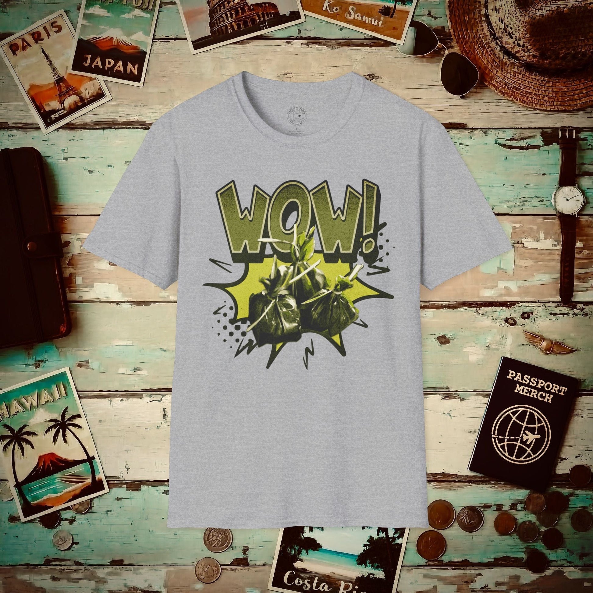 Wow Lau Lau, Hawaii T-Shirt Sport Grey / S