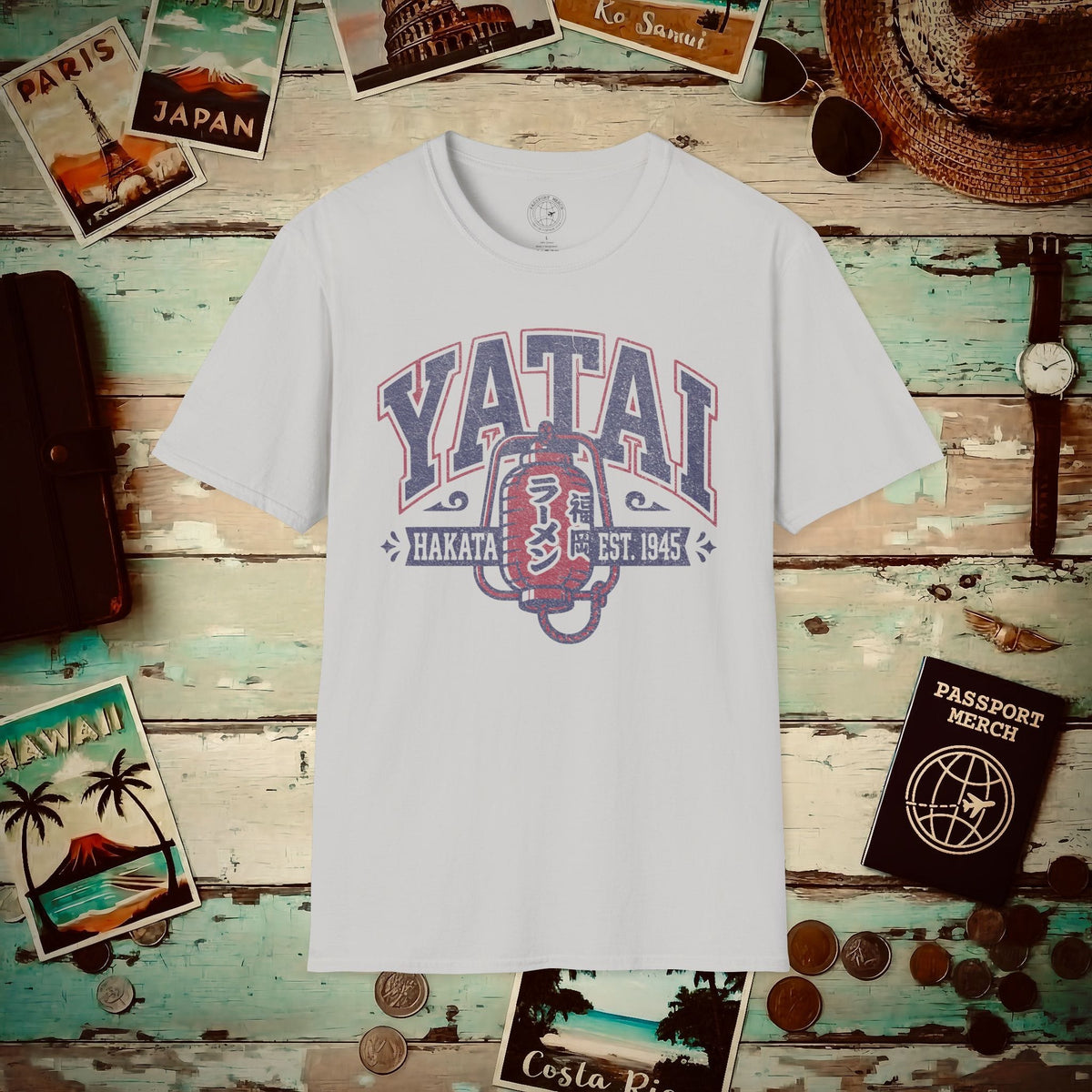 Yatai University, Hakata, Fukuoka, Japan T-Shirt Ice Grey / S
