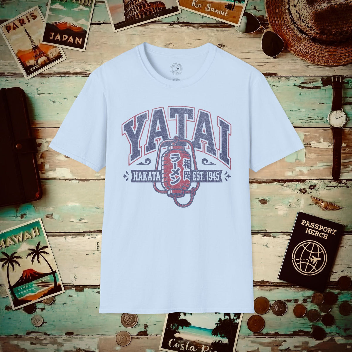 Yatai University, Hakata, Fukuoka, Japan T-Shirt Light Blue / S