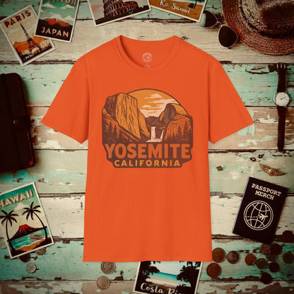 Yosemite, California - 80's Vintage T-Shirt Orange / S