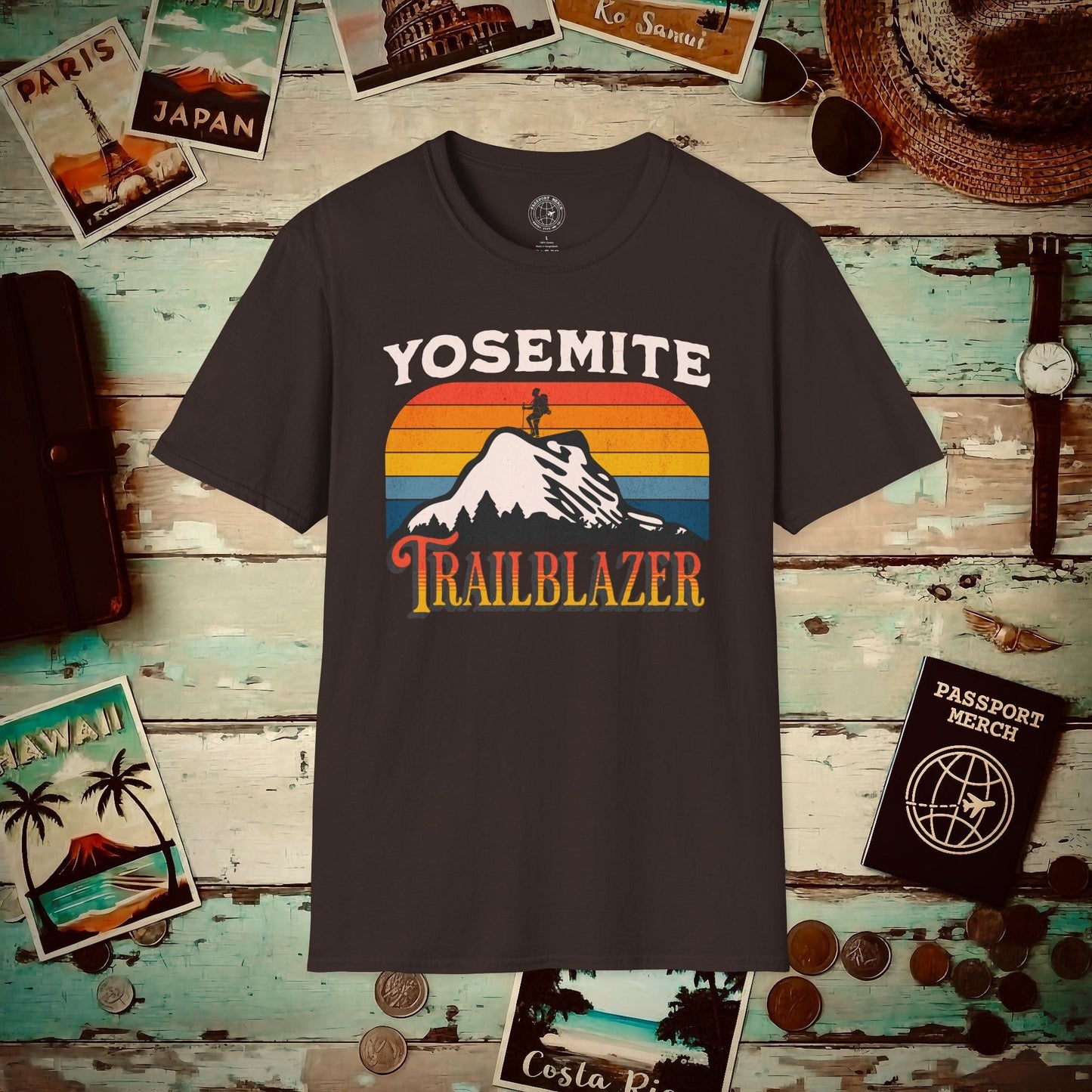 Yosemite Trailblazer California T-Shirt Dark Chocolate / S
