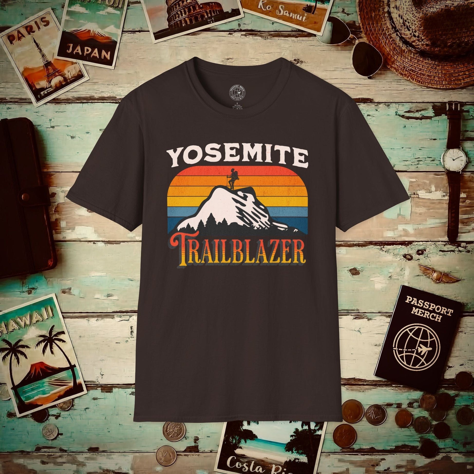 Yosemite Trailblazer California T-Shirt Dark Chocolate / S