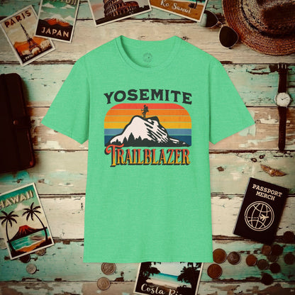 Yosemite Trailblazer California T-Shirt Heather Irish Green / S