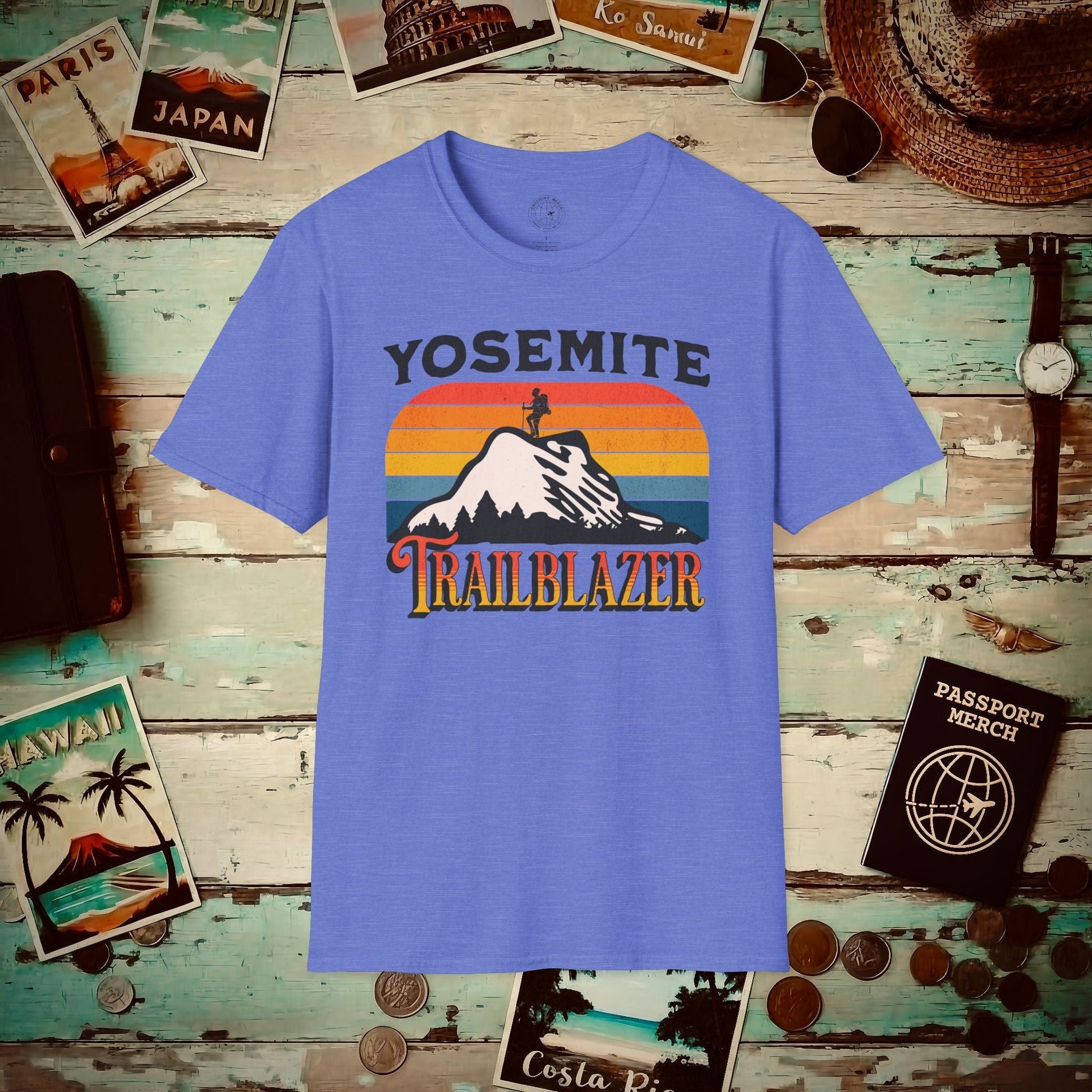 Yosemite Trailblazer California T-Shirt Heather Royal / S