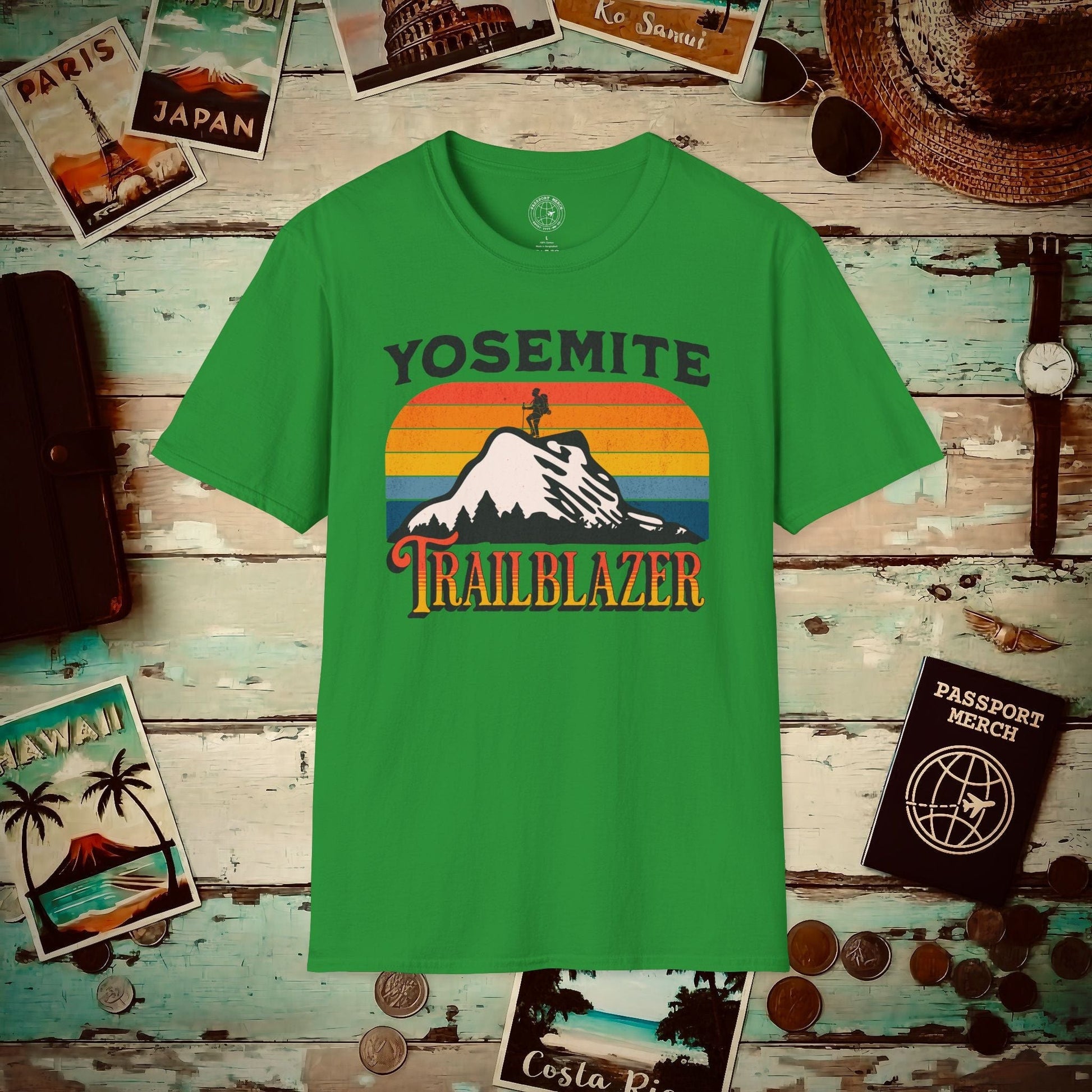 Yosemite Trailblazer California T-Shirt Irish Green / S
